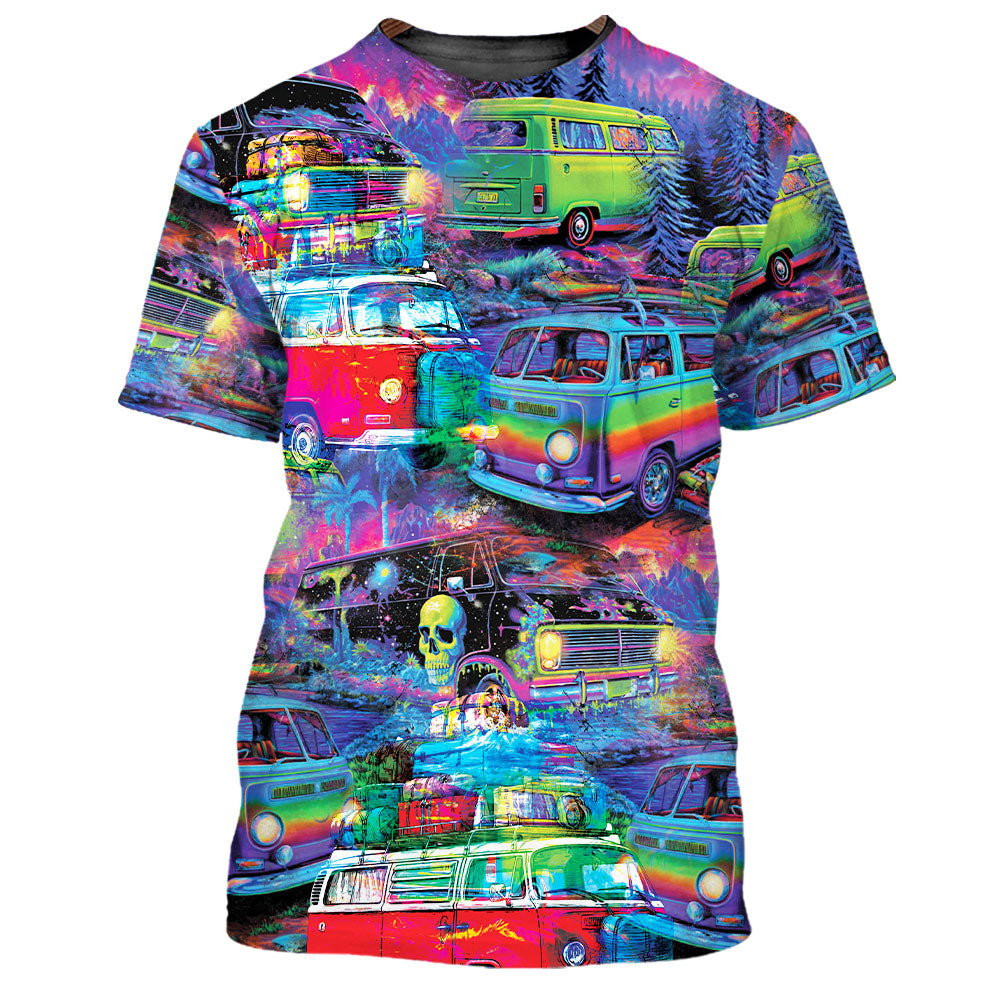Retro Van Funny All Over Print Shirt