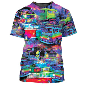 Retro Van Funny All Over Print Shirt