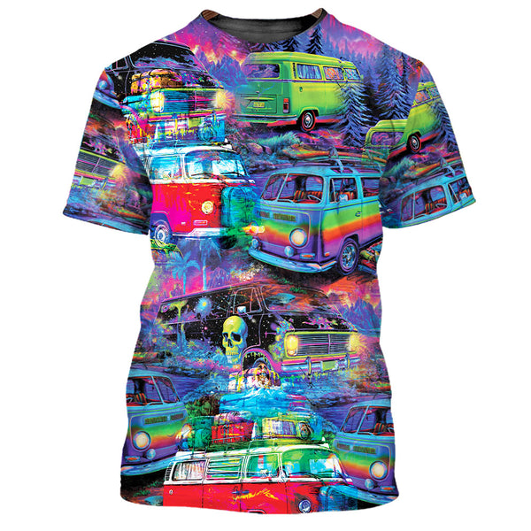 Retro Van Funny All Over Print Shirt