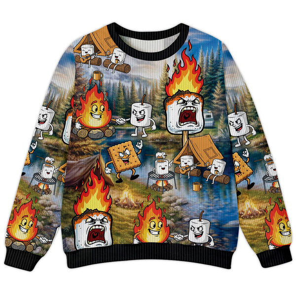 Burnt Marshmallow Ugly Sweater