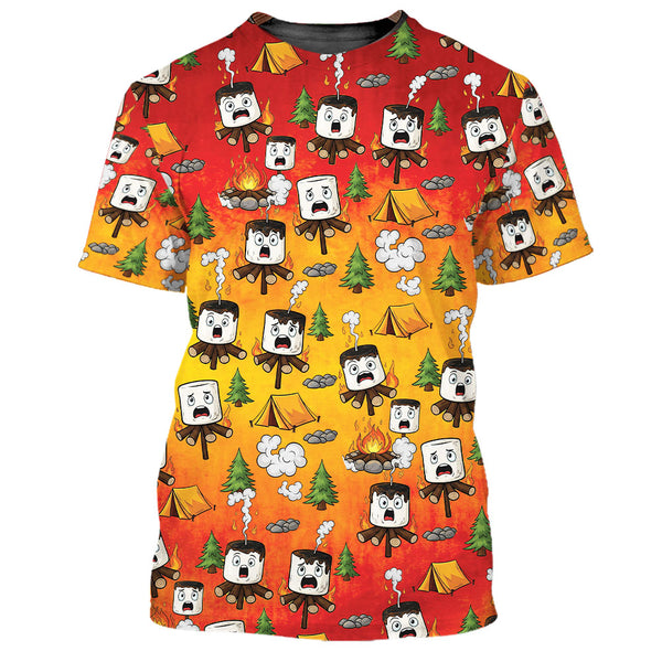 Burnt Marshmallow Dancing Party All Over Print Shirt