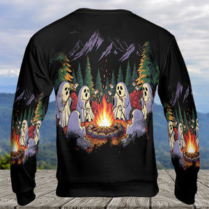 Ghost Camping Crew All Over Print Shirt