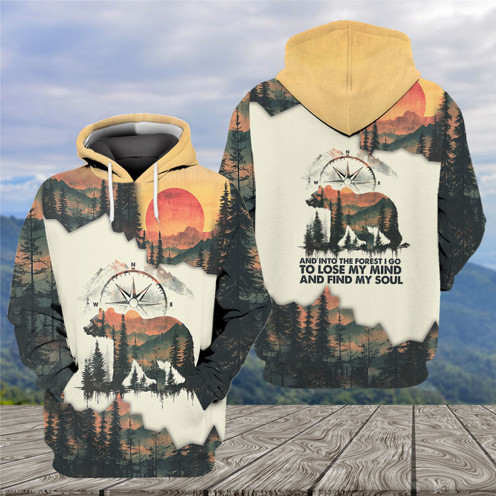 And Into The Forest I Go To Lose My Mind And Find My Soul All Over Print Shirt