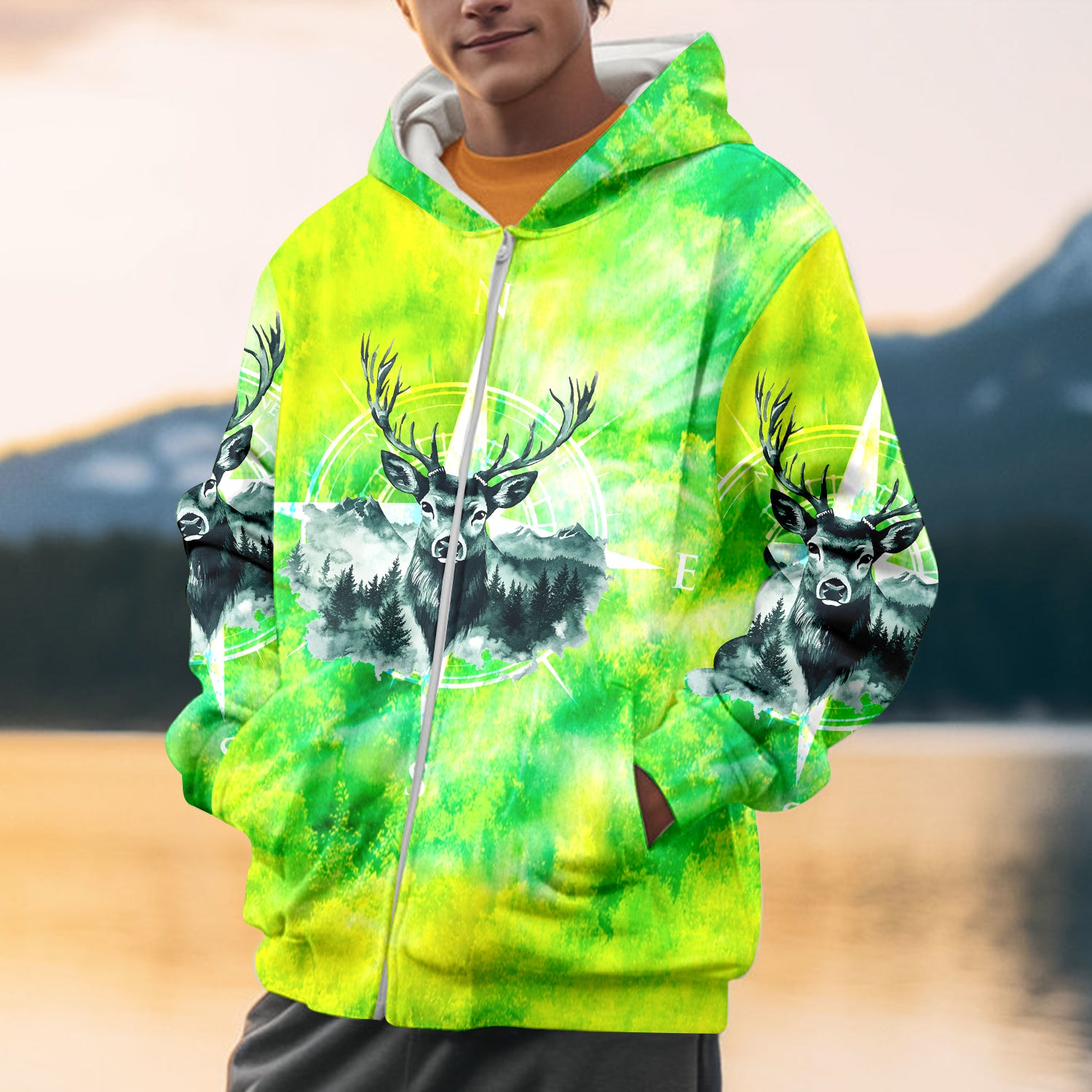 In The Forest Embrace, I Lose My Thoughts And Uncover My Spirit All Over Print Shirt