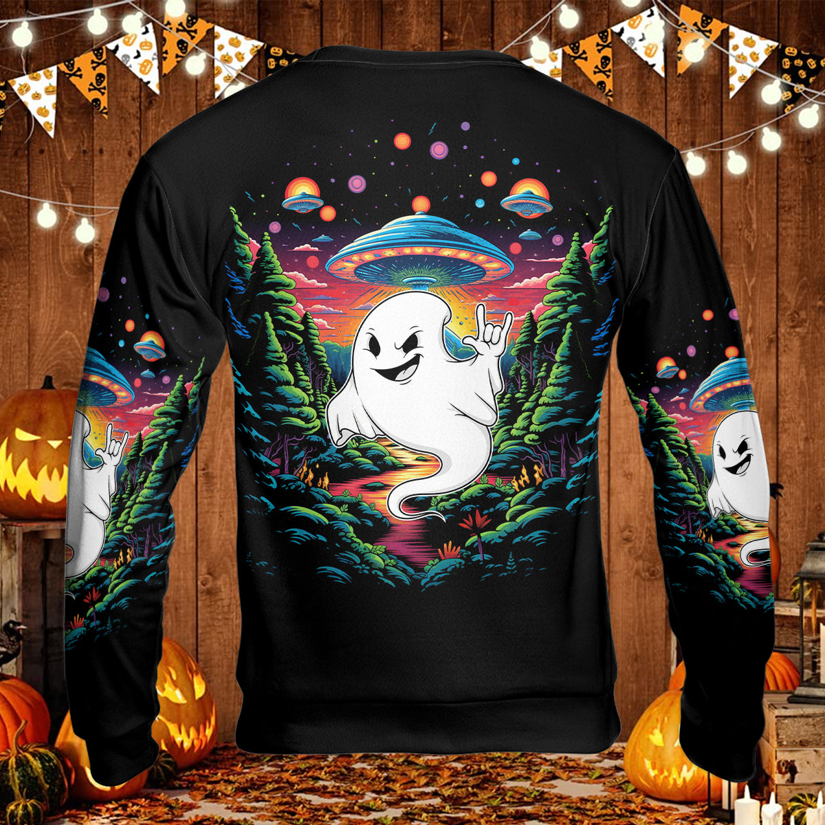 Boo Rock The Forest All Over Print Shirt