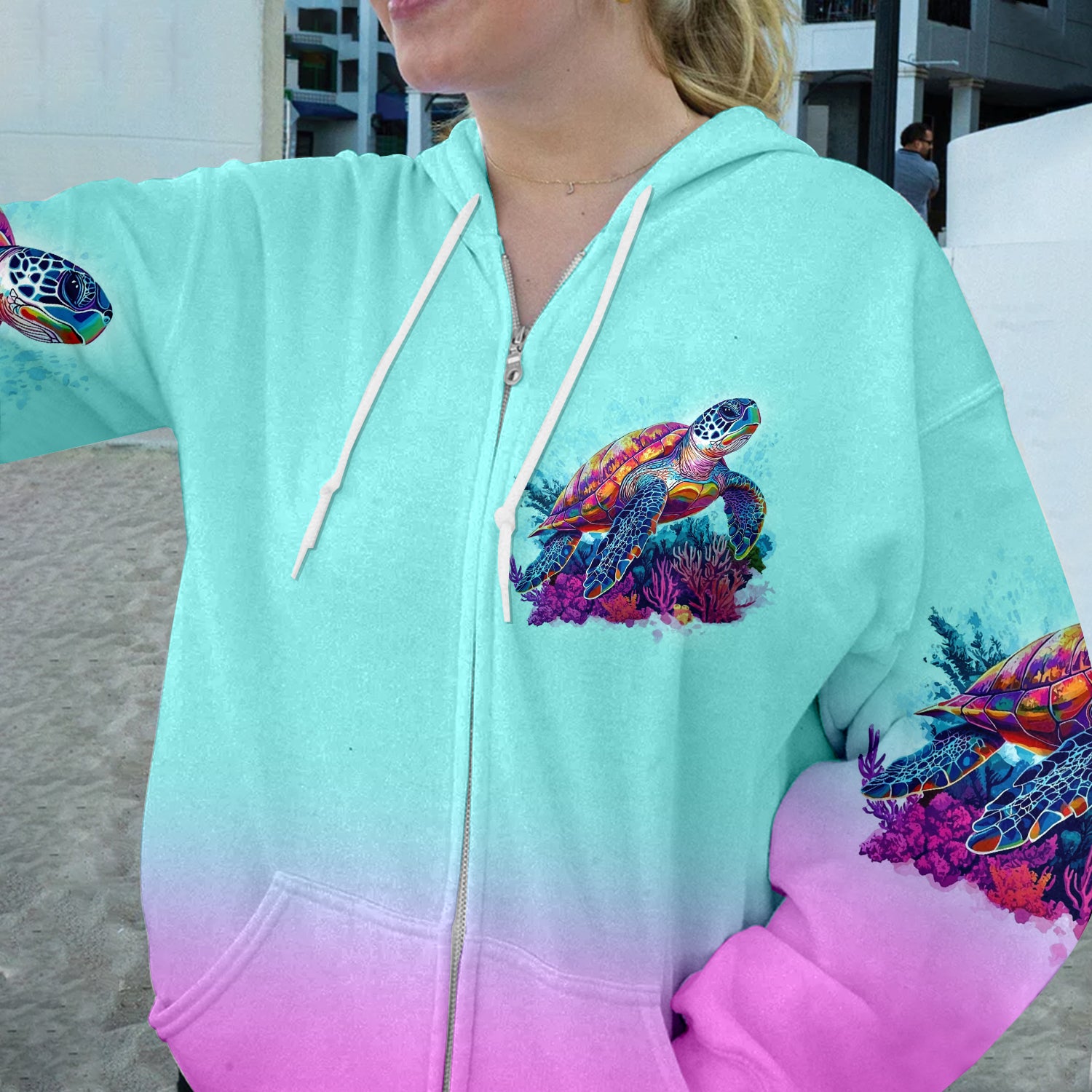Saltwater Heals Everything Sea Turtle All Over Print Shirt