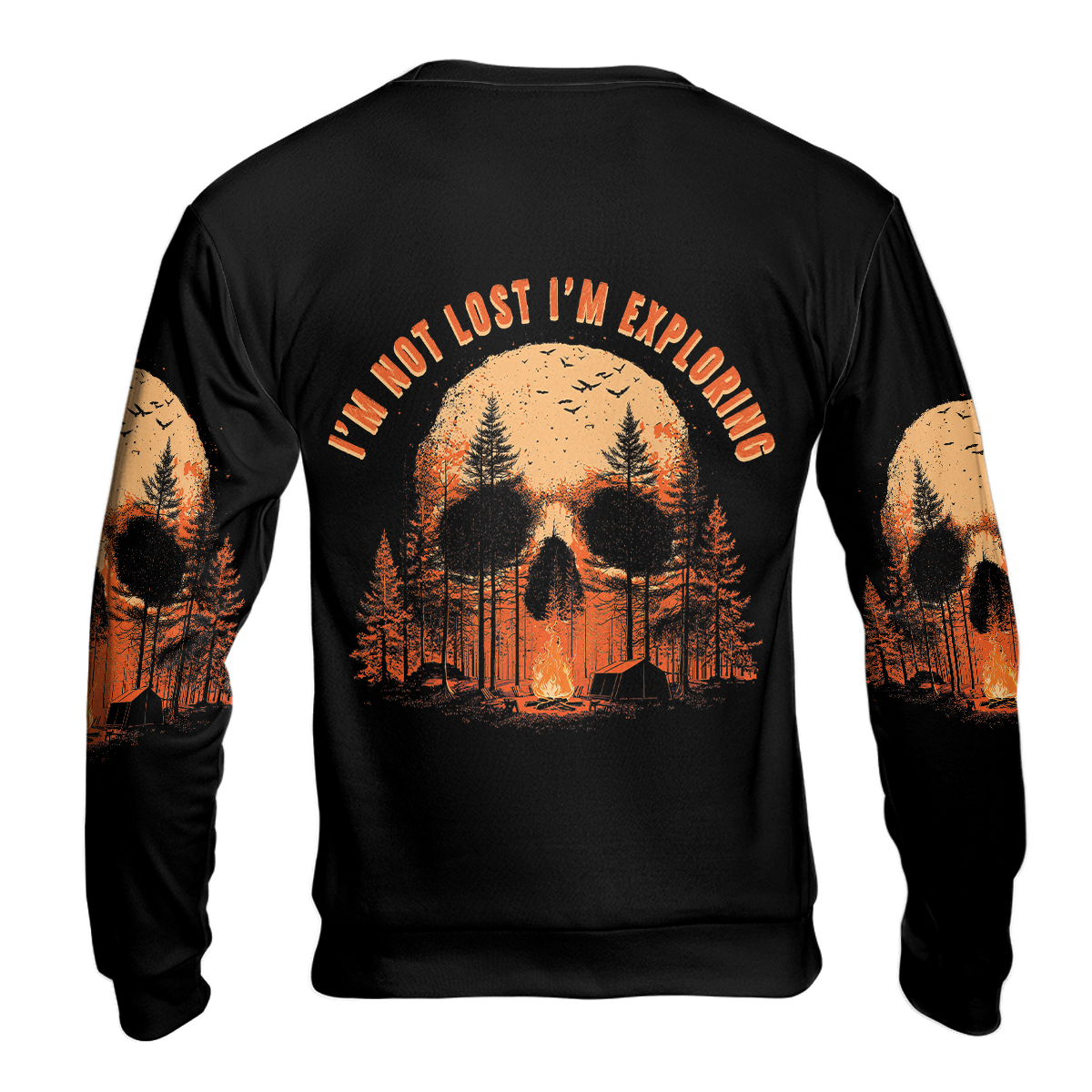 Creepy I'm Not Lost I'm Exploring All Over Print Shirt