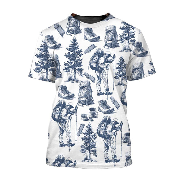 Vintage Hiking Camp All Over Print Shirt