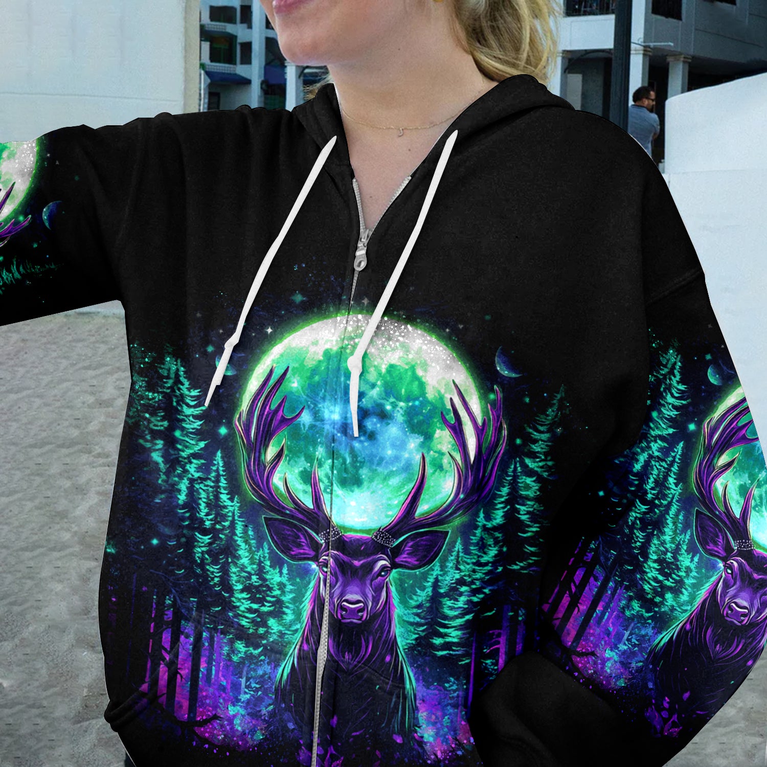 Into The Forest I Go Spirit Deer All Over Print Shirt