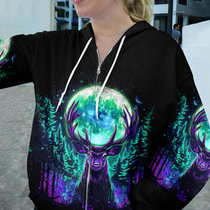 Into The Forest I Go Spirit Deer All Over Print Shirt