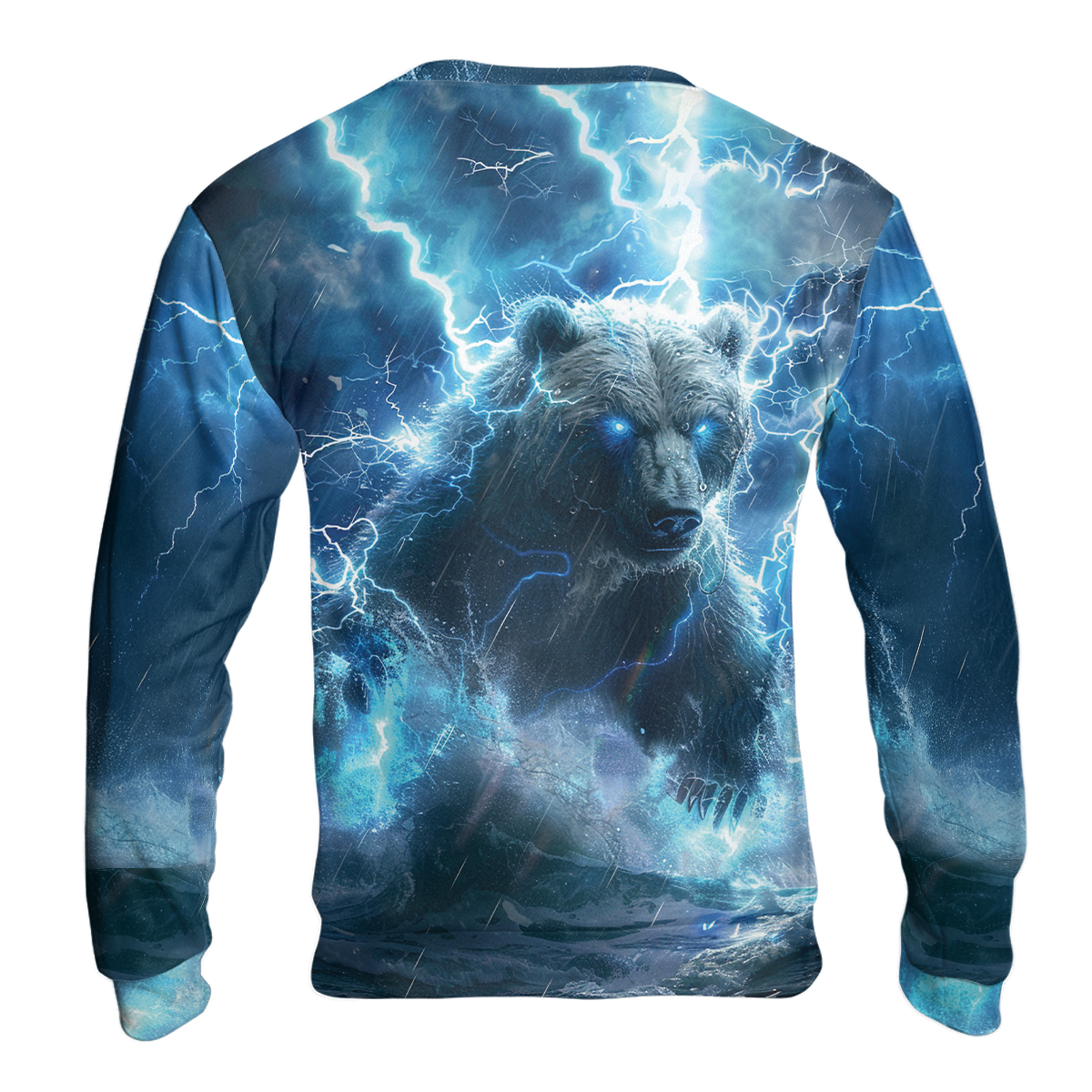 Electric Powerful Bear Awesome Cool All Over Print Shirt