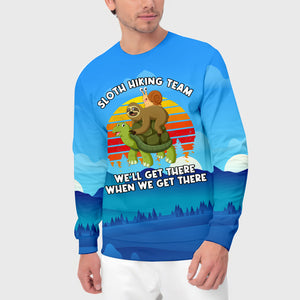 Funny Slow Hiking Team All Over Print Shirt