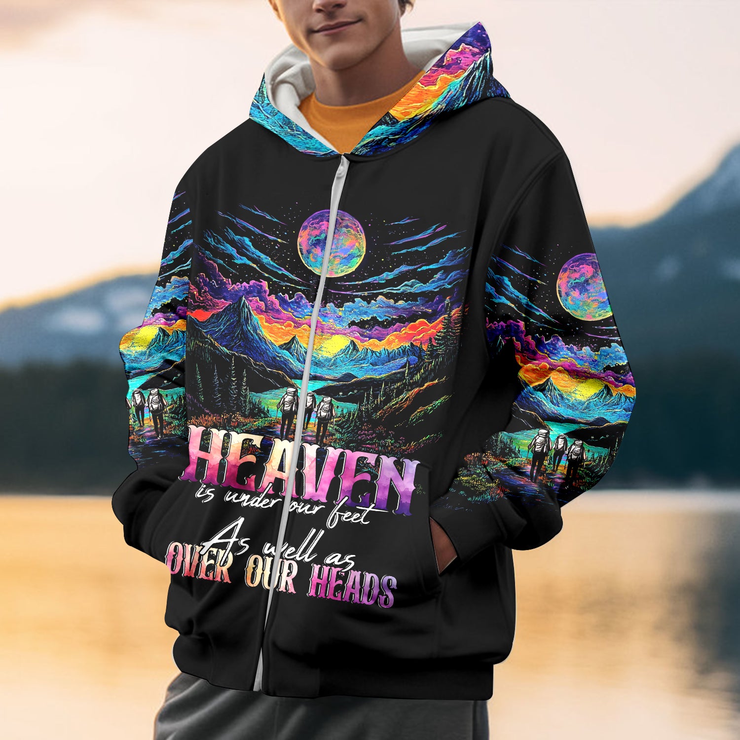 Heaven Is Under Our Feet As Well As Over Our Heads All Over Print Shirt