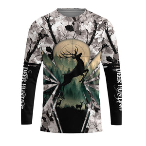 Deer Hunting Peaceful Forest All Over Print Shirt