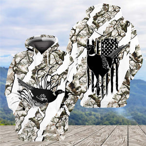 America Pheasant Hunting Camo All Over Print Shirt