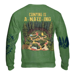 Camping Is A-Maze-Ing All Over Print Shirt