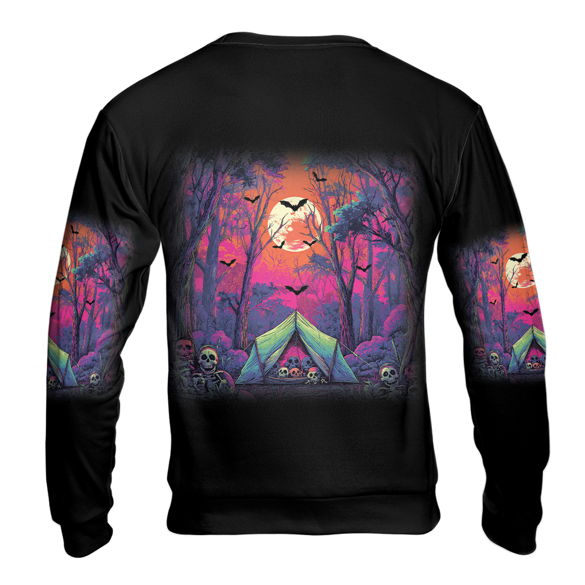 Skull Tent Adventure All Over Print Shirt