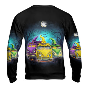 Witches Camping Car All Over Print Shirt