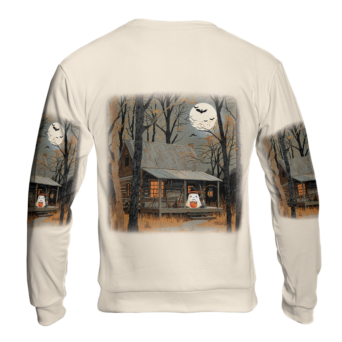 Boo & Candy Haunt Forest All Over Print Shirt