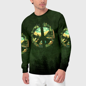 Camp Life Peace Sign All Over Print Shirt