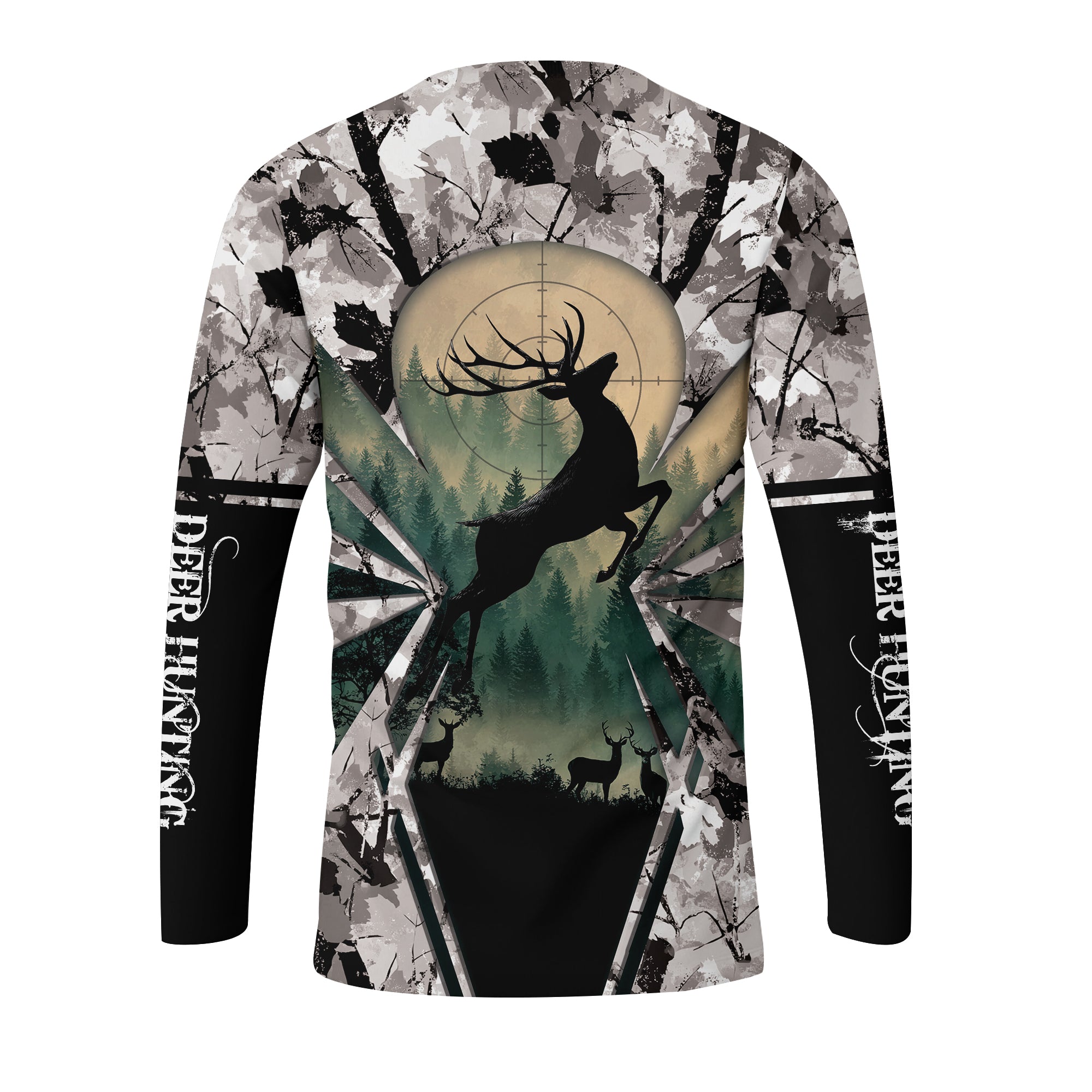 Deer Hunting Peaceful Forest All Over Print Shirt