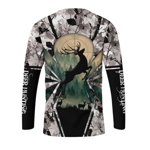 Deer Hunting Peaceful Forest All Over Print Shirt