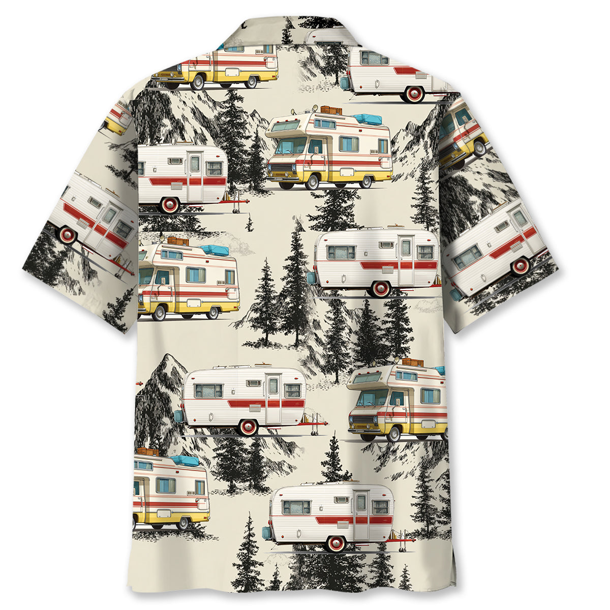Vintage Camping Car Hawaiian Shirt