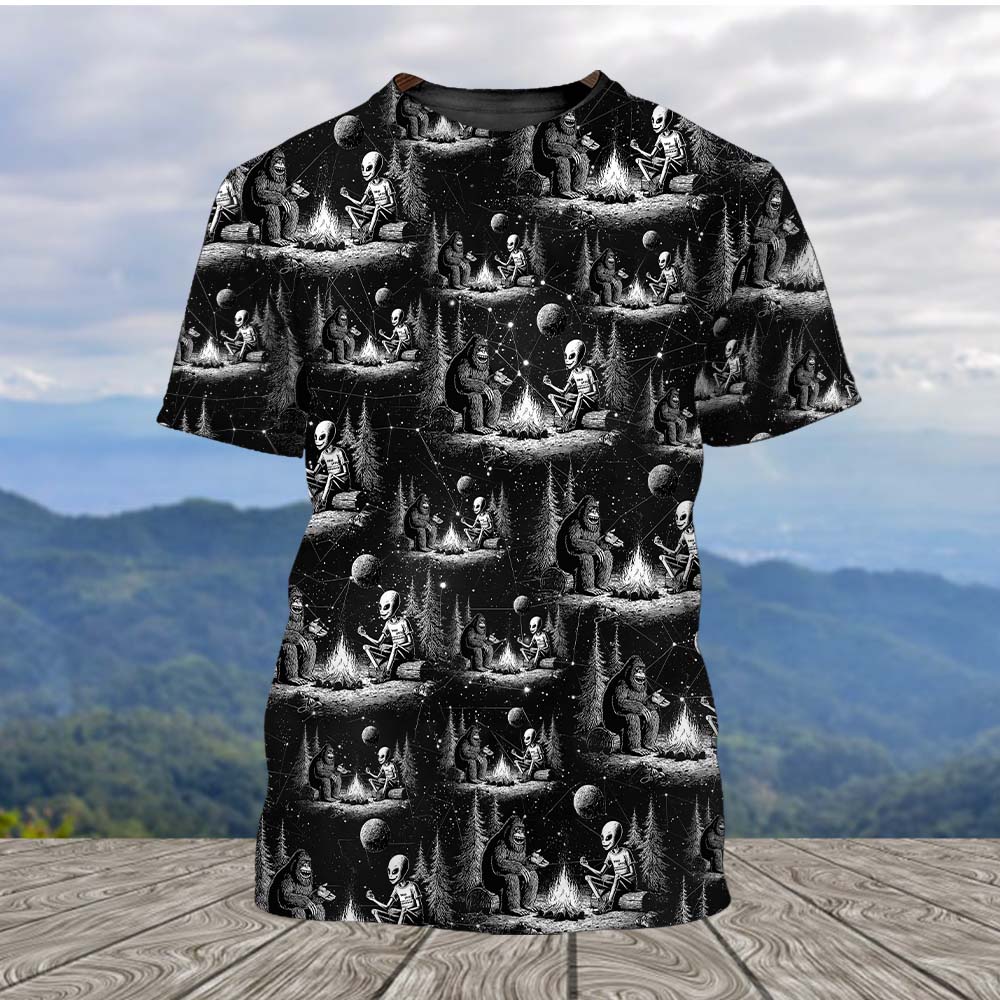 Campfire Conspiracies All Over Print Shirt