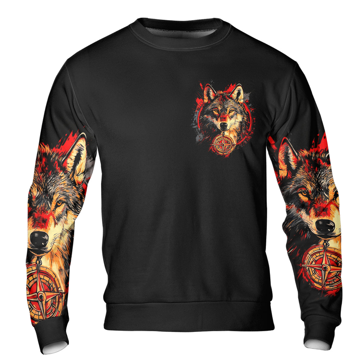 Not All Who Wander Are Lost Wolf All Over Print Shirt