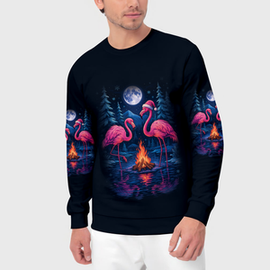 Crazy Friends Camping Memories Flamingo Christmas All Over Print Shirt