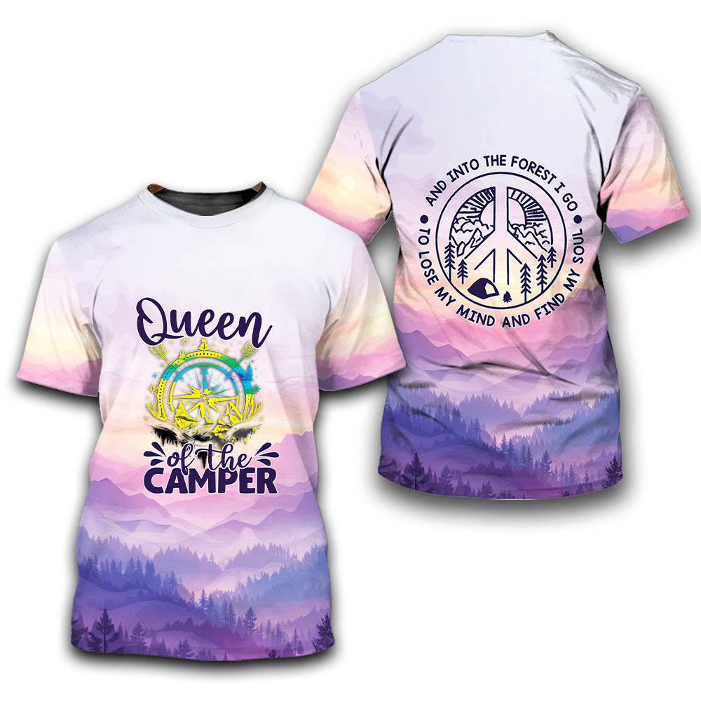 Queen Of The Camper All Over Print Shirt