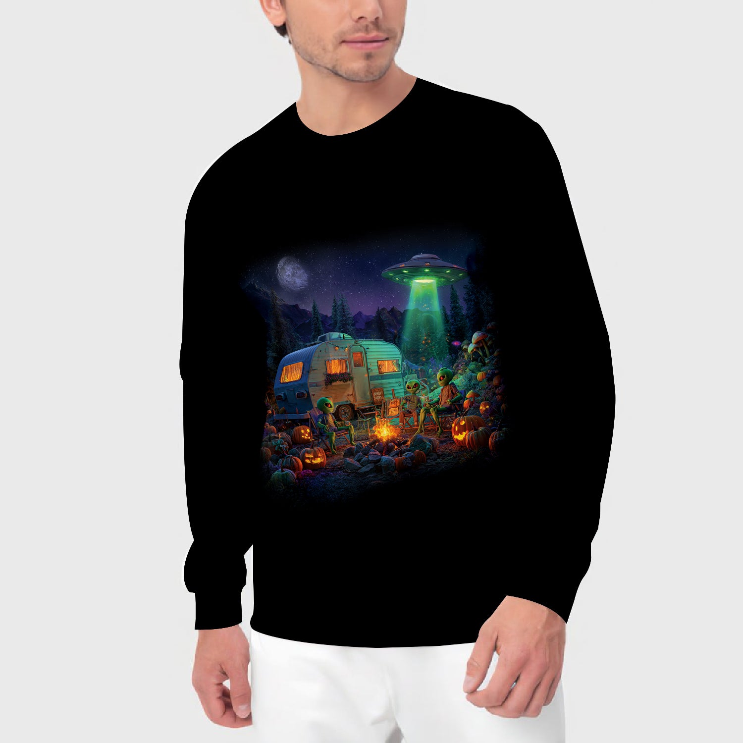 Life Is Better At The UFO Campfire All Over Print Shirt