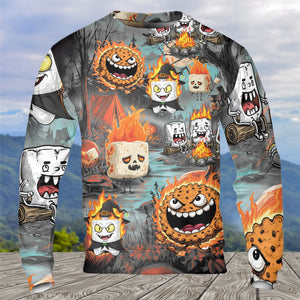 Burnt Marshmallow Halloween All Over Print Shirt