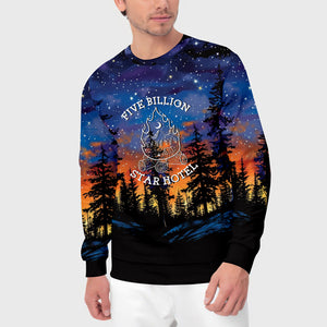 Camping Five Billion Star Hotel All Over Print Shirt