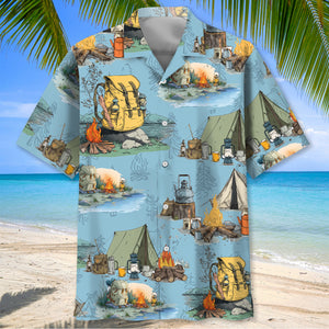 Real Campers Smell Like 5 Things Hawaiian Shirt
