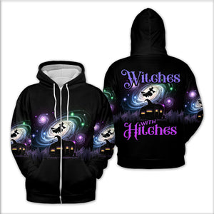 Witches With Hitches All Over Print Shirt