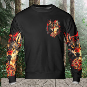 Not All Who Wander Are Lost Wolf All Over Print Shirt