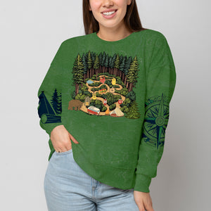 Camping Is A-Maze-Ing All Over Print Shirt