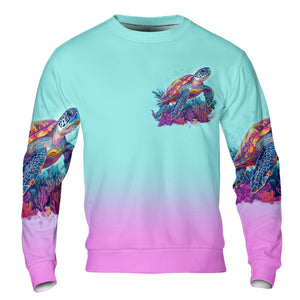 Saltwater Heals Everything Sea Turtle All Over Print Shirt