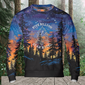 Camping Five Billion Star Hotel All Over Print Shirt