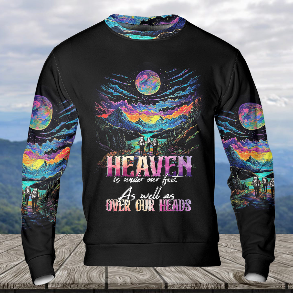 Heaven Is Under Our Feet As Well As Over Our Heads All Over Print Shirt