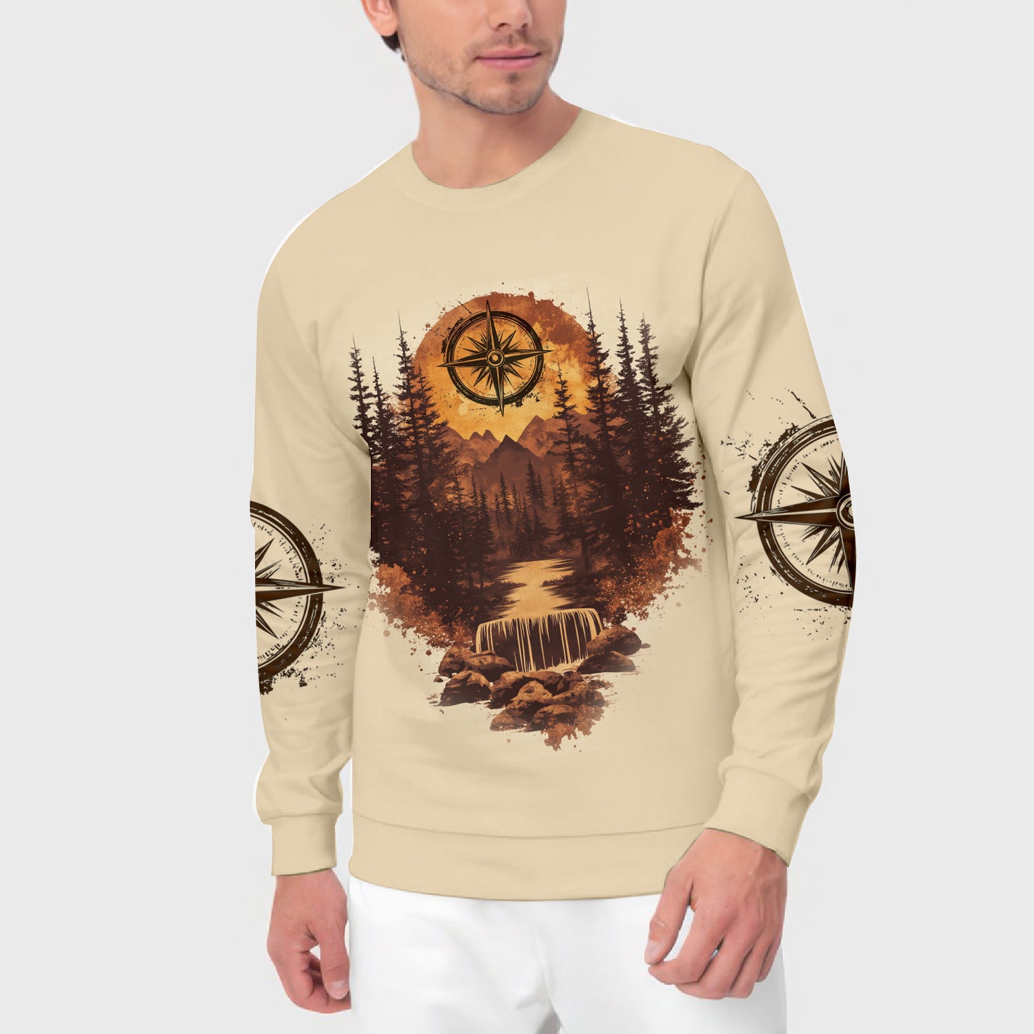 Into The Forest I Go To Lose My Mind And Find My Soul Brown All Over Print Shirt