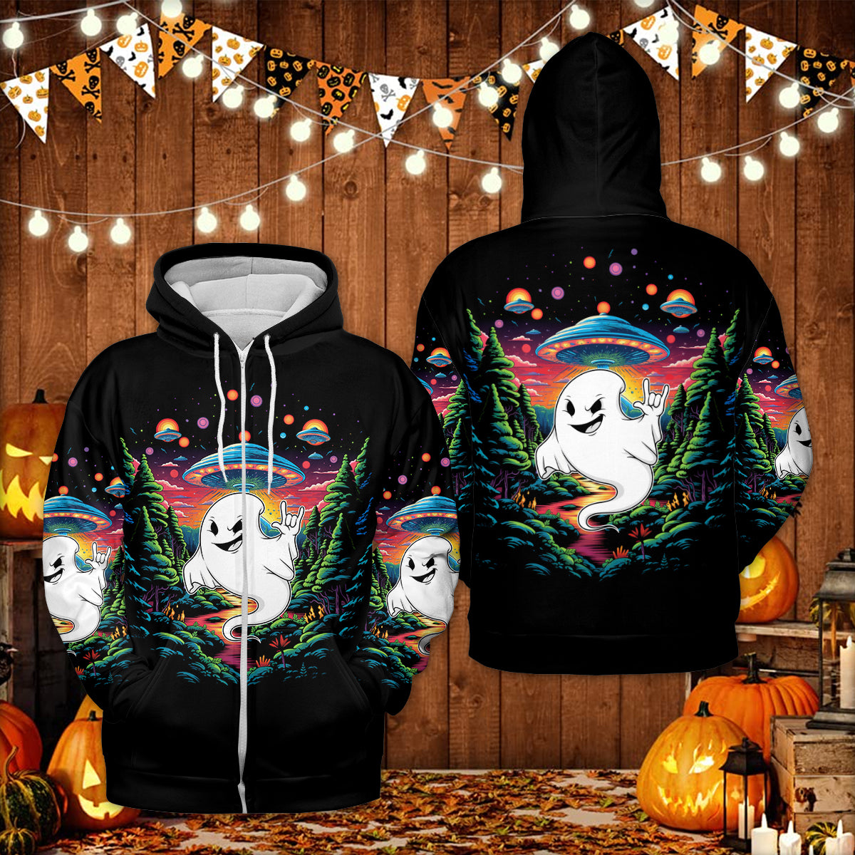 Boo Rock The Forest All Over Print Shirt
