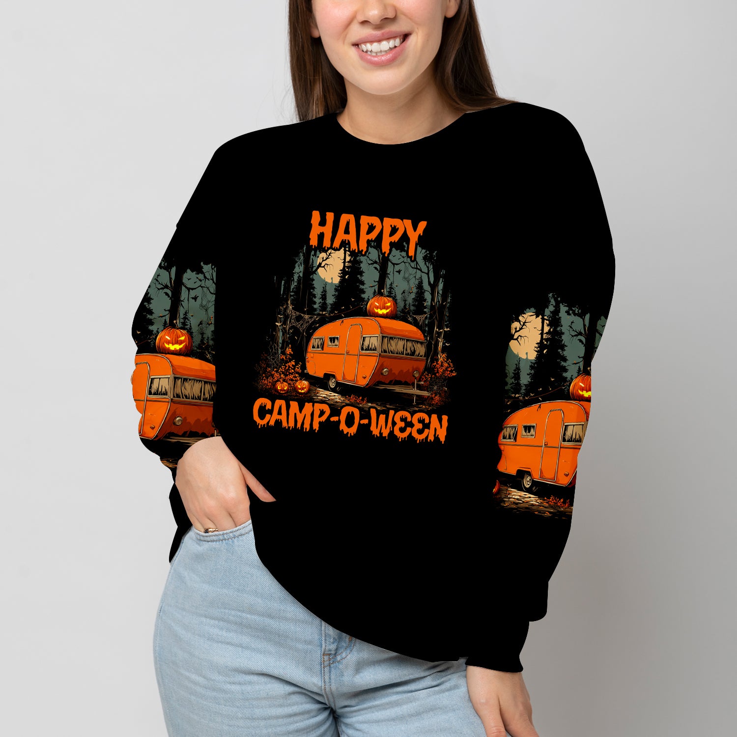 Happy Camp-O-Ween Halloween All Over Print Shirt