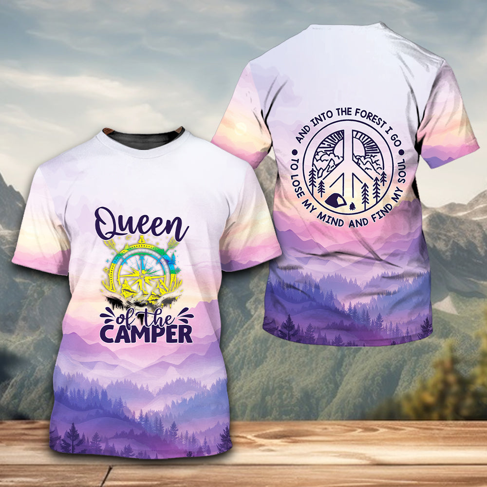 Queen Of The Camper All Over Print Shirt