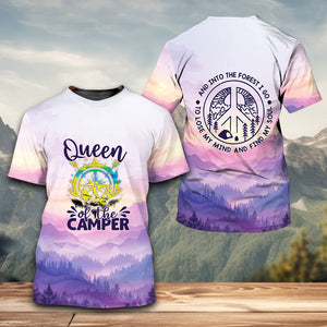 Queen Of The Camper All Over Print Shirt