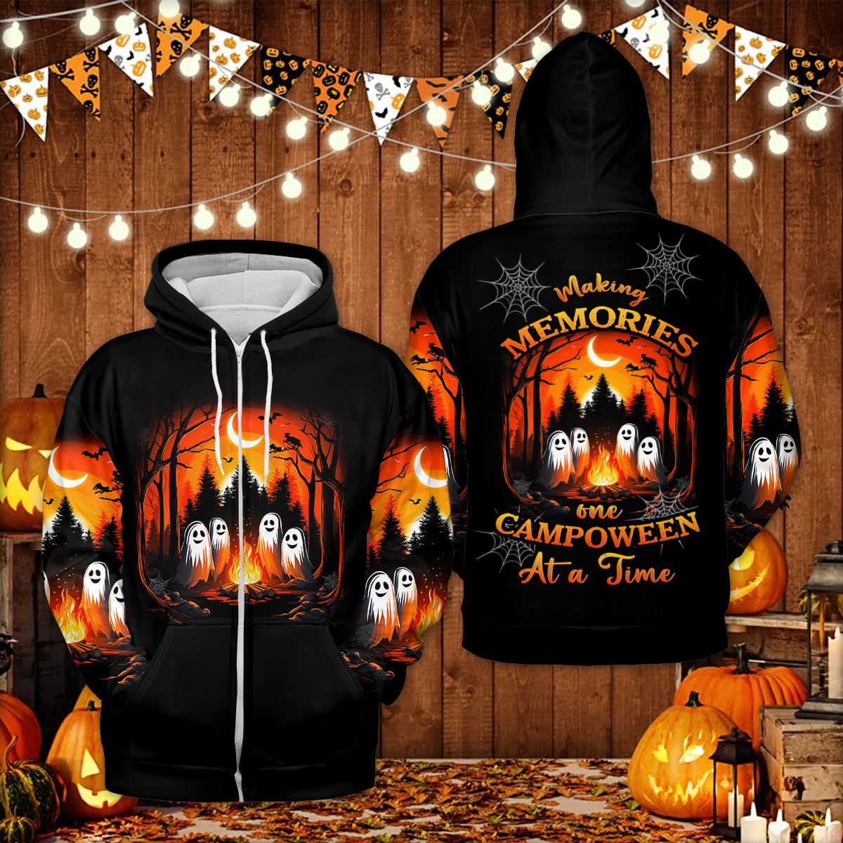 Making Memories One Campoween At A Time Halloween All Over Print Shirt