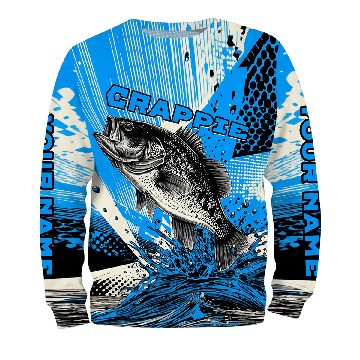 Custom Name Crappie Fish All Over Print Shirt