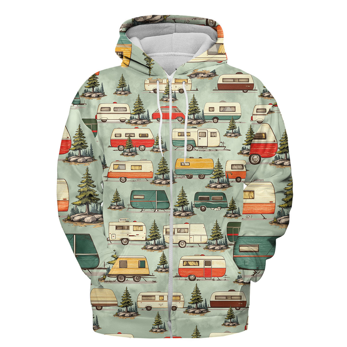 Vintage Camper Car All Over Print Shirt