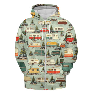 Vintage Camper Car All Over Print Shirt